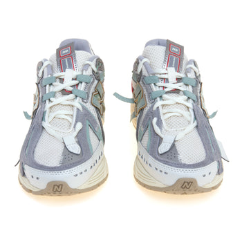 Sneaker New Balance 1906A in ecopelle, mesh e camoscio a pannelli sovrapposti - 5