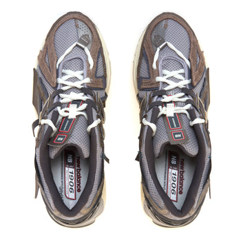 Sneaker New Balance 1906A in ecopelle, mesh e camoscio a pannelli sovrapposti - 5