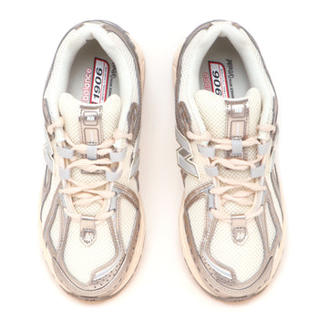 Sneaker New Balance 1906R in ecopelle laimata e mesh BEIGE - PLATINO - 5