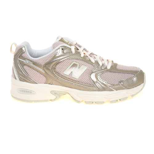 Ginnica New Balance 530 in ecopelle laminata e tessuto
