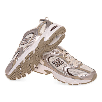 Sneaker New Balance 530 in pelle sintetica e tessuto - 4