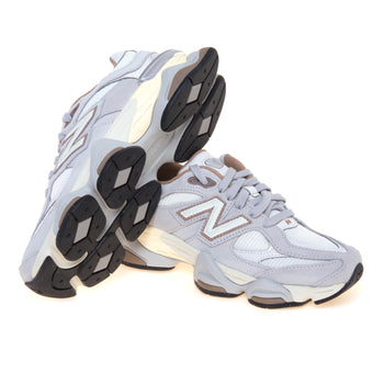 Sneaker New Balance 9060 in camoscio e tessuto - 4