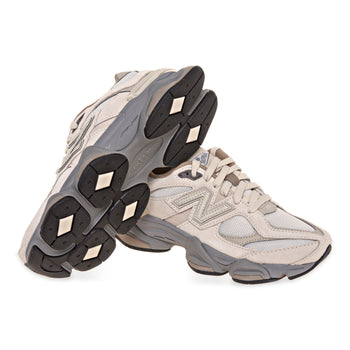 Sneaker New Balance 9060 in camoscio e tessuto  BEIGE - 4