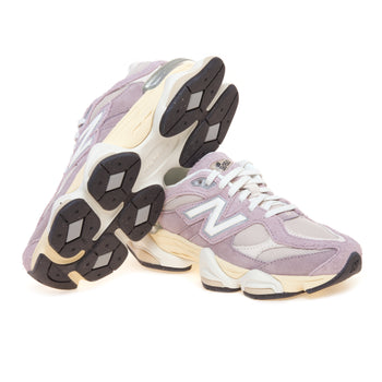 Sneaker New Balance 9060 in camoscio e tessuto - 4
