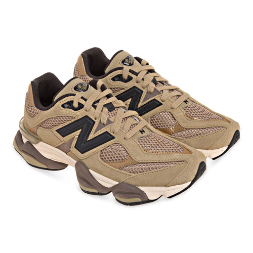 Sneaker New Balance 9060 in camoscio e tessuto - 2