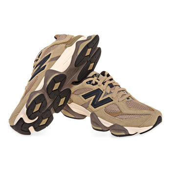 Sneaker New Balance 9060 in camoscio e tessuto - 4