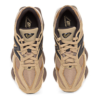 Sneaker New Balance 9060 in camoscio e tessuto - 5