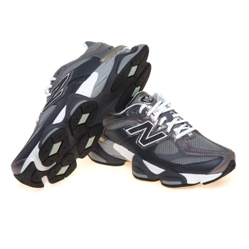 Sneaker New Balance 9060 in ecopelle e tessuto - 4