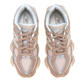 Sneaker New Balance 9060 in camoscio e tessuto - 5