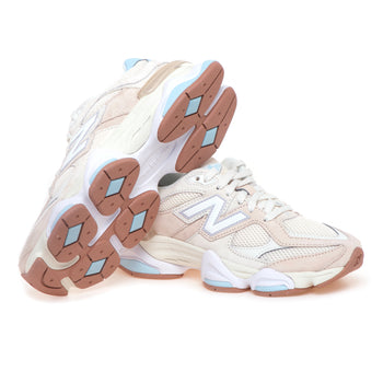 Sneaker New Balance 9060 in camoscio e tessuto  BIEGE - 4