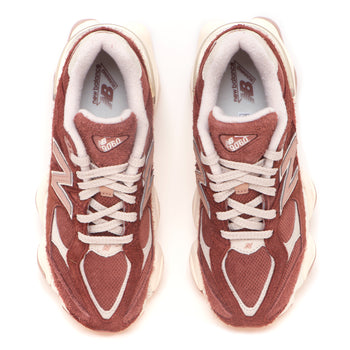 Sneaker New Balance 9060 in camoscio e tessuto  CAFFE' - 5