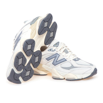 Sneaker New Balance 9060 in camoscio e tessuto - 4