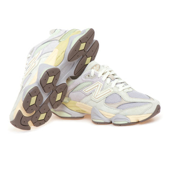 Sneaker New Balance 9060 in camoscio e tessuto - 4
