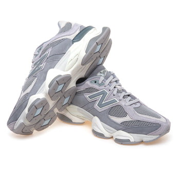 Sneaker New Balance 9060 in camoscio e tessuto - 4