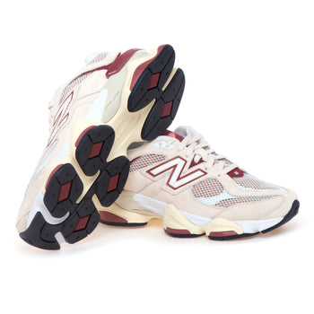 Sneaker New Balance 9060 in camoscio e tessuto - 4