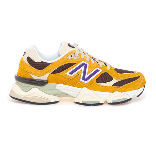 Sneaker New Balance 9060 in vintage suede e tessuto - 1