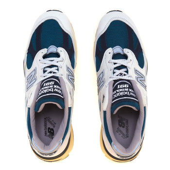 Sneaker New Balance 991v2 in nabuck e tessuto - 5