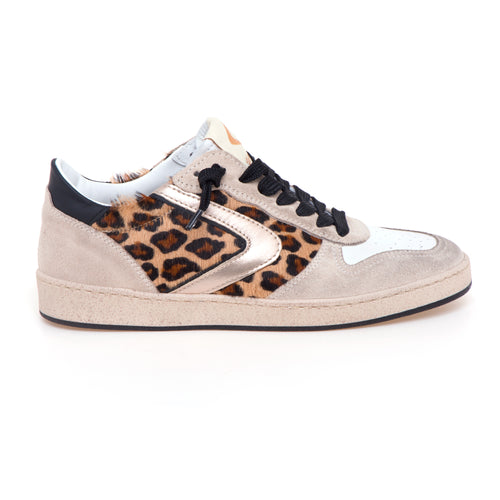 Sneaker Valsport 1920 Devis Limited in camoscio e cavallino maculato
