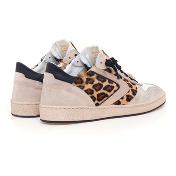 Sneaker Valsport 1920 Devis Limited in camoscio e cavallino maculato - 3