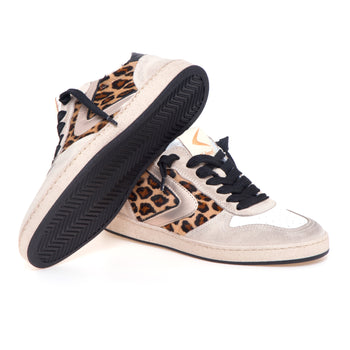 Sneaker Valsport 1920 Devis Limited in camoscio e cavallino maculato - 4