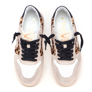 Sneaker Valsport 1920 Devis Limited in camoscio e cavallino maculato - 5