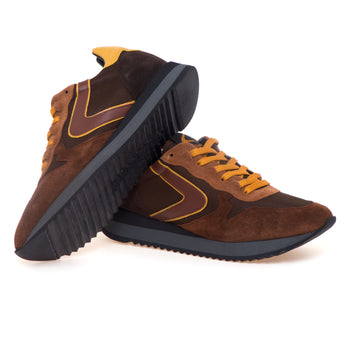 Sneaker Valsport "Magic" in camoscio e tessuto - 4