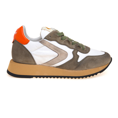 Sneaker Valsport Magic in camoscio e tessuto effetto vintage