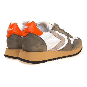 Sneaker Valsport Magic in camoscio e tessuto effetto vintage - 3