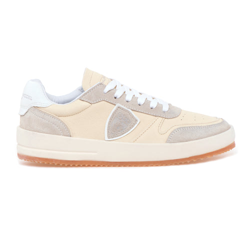 Sneaker Philippe Model "Nice" in pelle e camoscio - 1