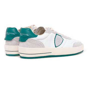 Sneaker Philippe Model "Nice" in pelle e camoscio - 3