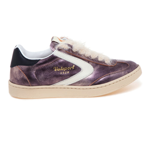 Sneaker Valsport 1920 Olimpia Metal in pelle laminata anticata