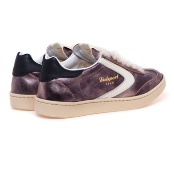 Sneaker Valsport 1920 Olimpia Metal in pelle laminata anticata - 3