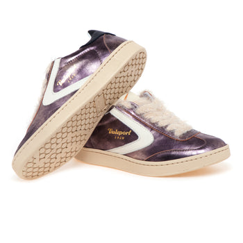 Sneaker Valsport 1920 Olimpia Metal in pelle laminata anticata - 4