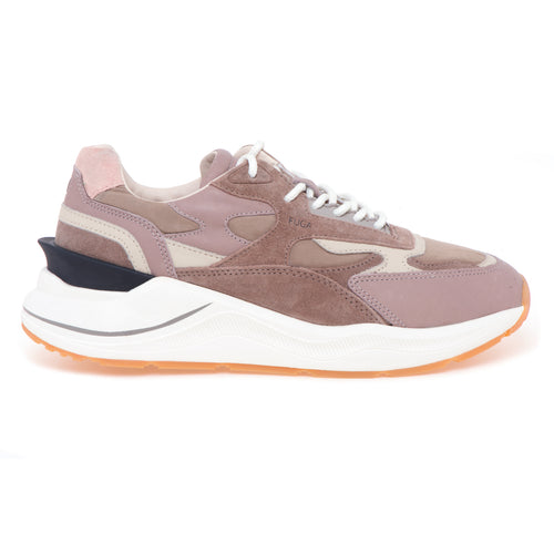 Sneaker D.A.T.E. Fuga in pelle, camoscio e nylon