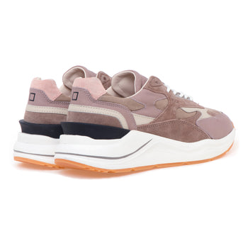 Sneaker D.A.T.E. Fuga in pelle, camoscio e nylon - 3