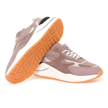 Sneaker D.A.T.E. Fuga in pelle, camoscio e nylon - 4