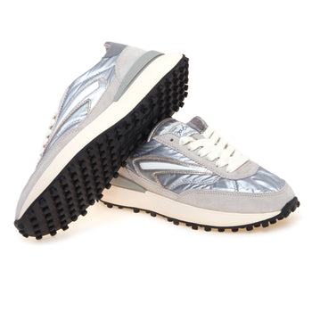 Sneaker D.A.T.E. Athleta in nylon e camoscio - 4