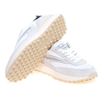 Sneaker D.A.T.E. Athleta in nylon e camoscio - 4