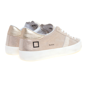 Sneaker D.A.T.E. Hill Low Stardsust in camoscio microglitterato - 3