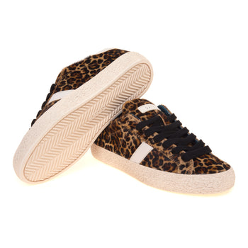 Sneaker D.A.T.E. Hill Low in cavallino leopardato - 4
