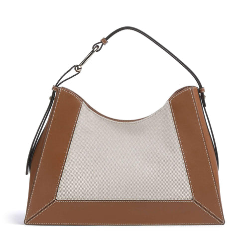 Borsa a spalla Furla Nuvola in pelle e tessuto