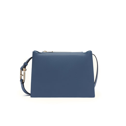 Borsa a tracolla Furla Nuvola S in pelle martellata