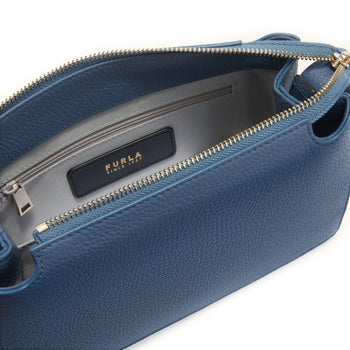 Borsa a tracolla Furla Nuvola S in pelle martellata - 3