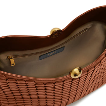 Borsa a spalla Furla Sfera in nappa soft con intagli -  misura L - 3