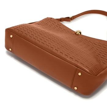 Borsa a spalla Furla Sfera in nappa soft con intagli -  misura L - 4