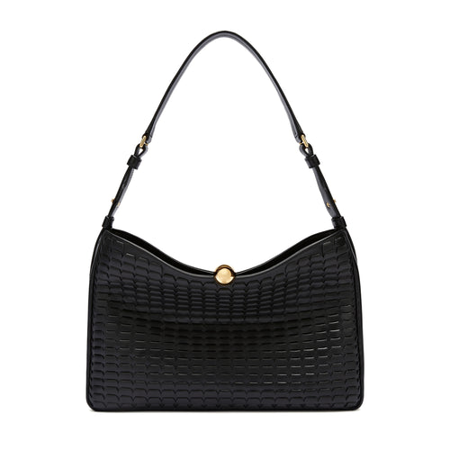 Borsa a spalla Furla Sfera in nappa soft con intagli -  misura L