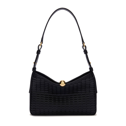 Borsa a spalla Furla Sfera in nappa soft con intagli -  misura M