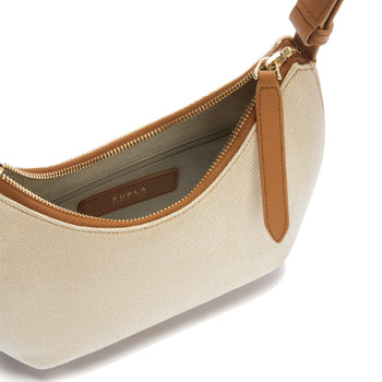 Borsa a spalla Furla Nuvola in tessuto e pelle - misura S - 3