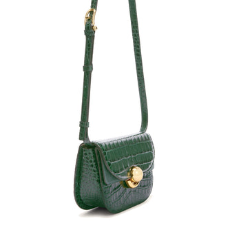 Borsa a tracolla Furla Sfera Mini Round in pelle stampa cocco - 4