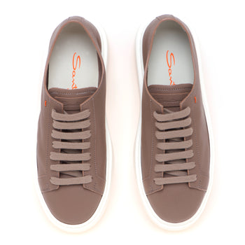 Sneaker Santoni in pelle martellata - 5